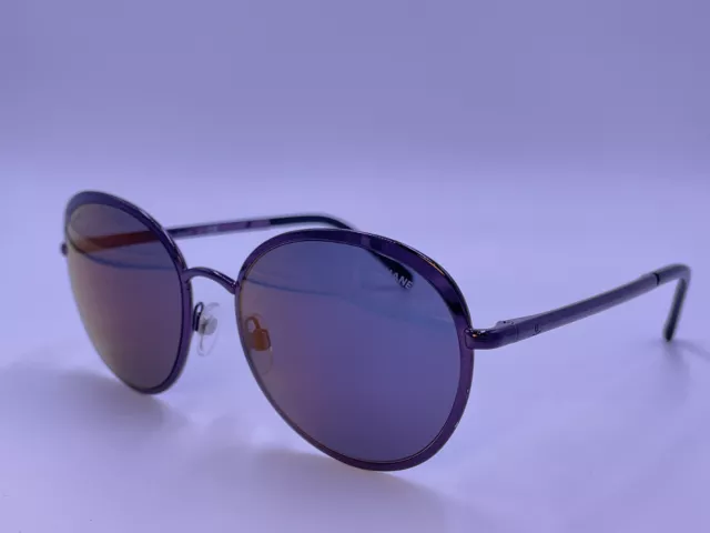 CHANEL SUNGLASSES CH4206 c.467/C1 ROUND BURGUNDY mirrored ITALY