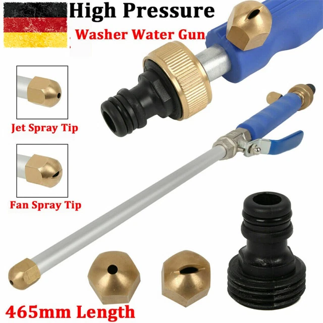 Garden Car Washer Spray Gun Power High Pressure Water Lance Hose Pipe Nozzle Jet