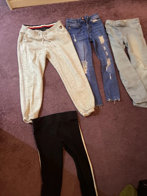 girls bundles joggers and jeans age 8-10-Tommy Hilfiger joggers might be 11 yr 7