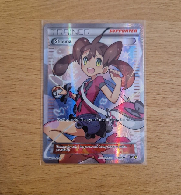 Ultra Rare 111a/124 Shauna Pokemon Full Art Shauna Ultra Rare 111a/124 - XY  Collection (Lightly Played) XY Premium Trainer Collection
