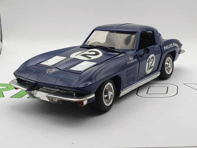 Revell 1/24 - Corvette Stingray 1988, Modèle Moulé Sous Pression Bleu - Collection