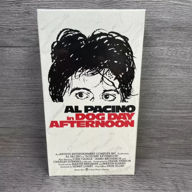 DOG DAY AFTERNOON VHS Movie Al Pacino Warner Bros. Brand New Factory ...