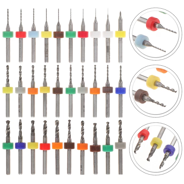 30 Pcs Kleine Motorwerkzeuge Mini-Handbohrmaschine Mini-Bohrer