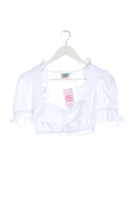 Camicia tradizionale Country Life donna taglia DE 34 bianco casual look
