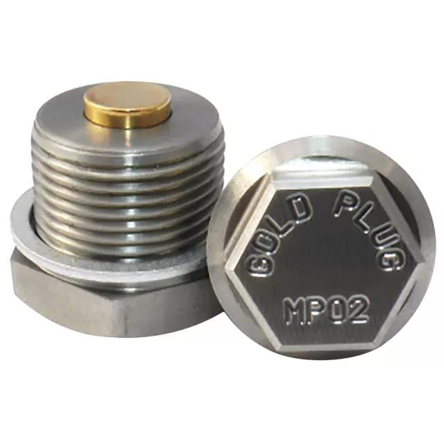 MP01 M12x1.5 Gold Plug Magnetic Drain Plug - Gold Plug LLC – Magnetic Drain  Plugs
