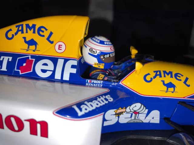 1:18 MINICHAMPS 180930002 Alain Prost Williams Renault FW15C World Champion