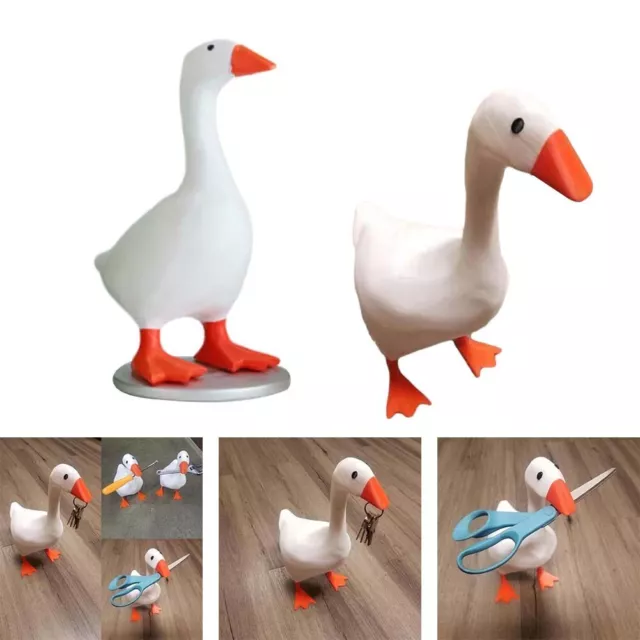 Keep Your Keys Within Reach Cute Magnetic Goose Key Holder with Storage Feature