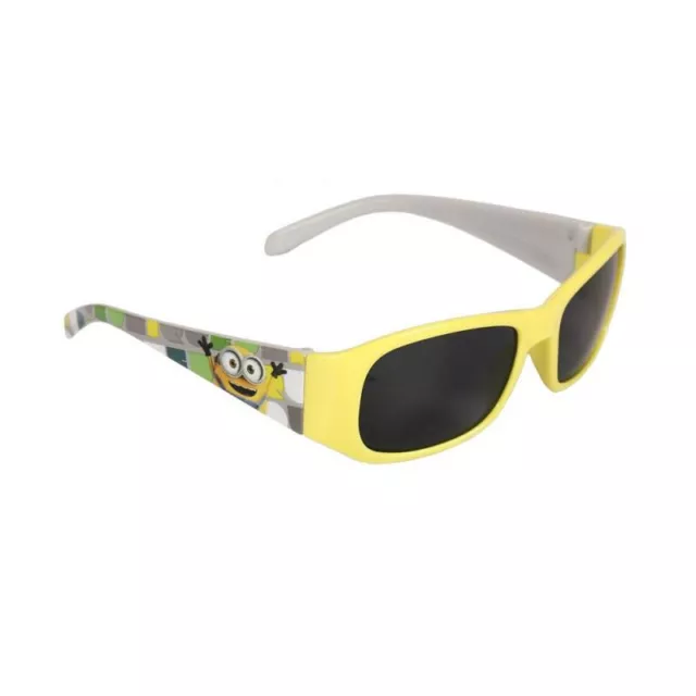 Disney Sonnenbrille Minion Minions Brille Kinder 100% UV-Schutz Gelb Neu