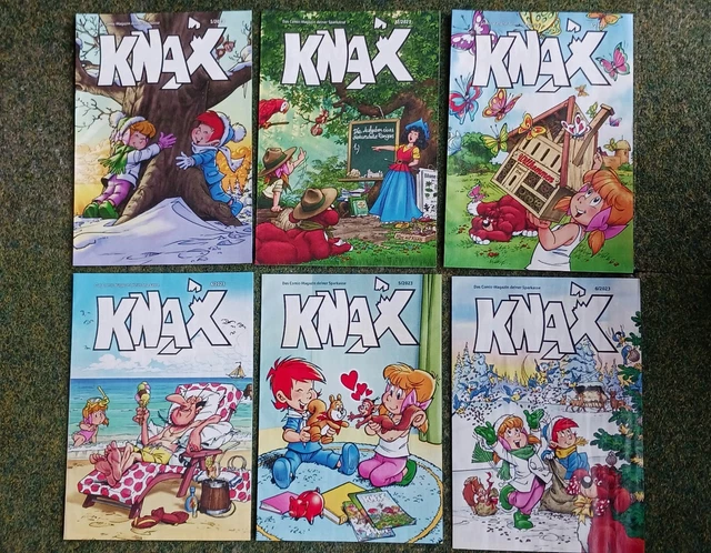 KNAX COMIC KALENDER 2024 mit Sammelmappe 2024 + 6 Comics = 1,2,3,4,5,6 