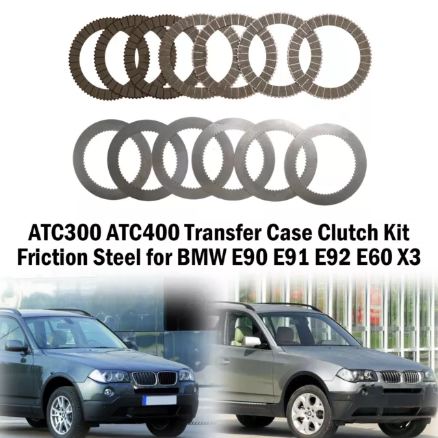 ATC300 ATC400 Transfer Case Lined Disc Set per BMW E90 E91 E92 E60 X3 E83 S1