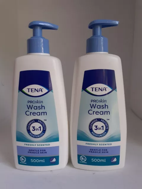 TENA Wash Cream crème lavante sans rinçage - 2 × 500 ml