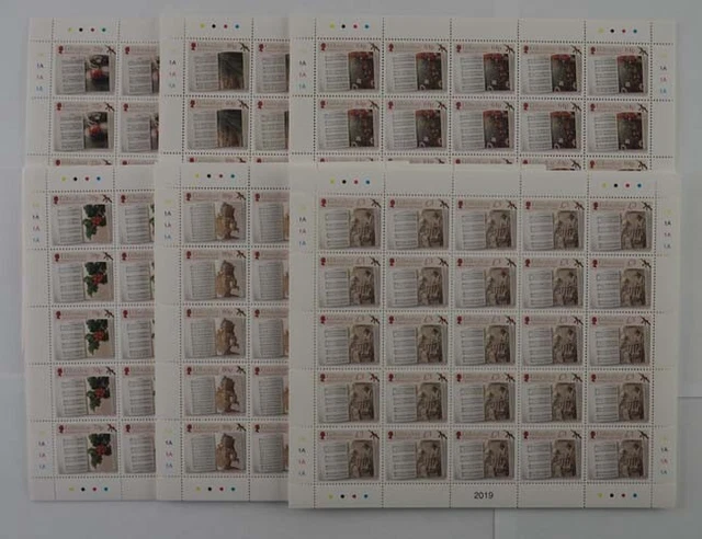 2019 Gibraltar; 75 Serien Weihnachten, postfrisch/MNH, MiNr. 1933/38, ME 1125,-