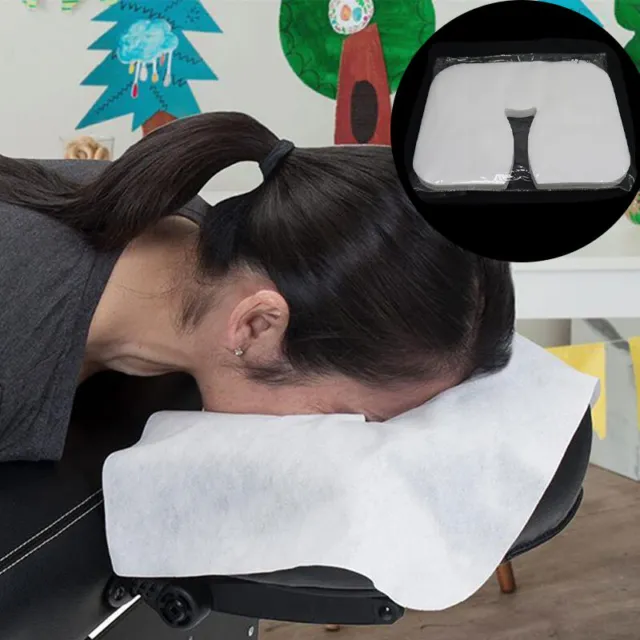 Disposable Non-Woven Headrest Pillow Paper Beauty Spa Salon Bed Table Co-wa