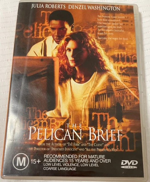 The Pelican Brief - Denzel Washington and Julia Roberts DVD FREE POST