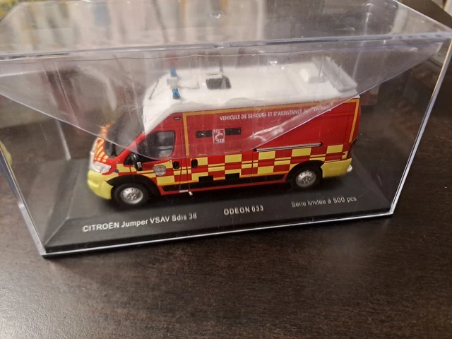 1/64 NOREV PEUGEOT Boxer fourgon VSAV véhicule miniature collection jouet Jumper EUR 29,90 - FR