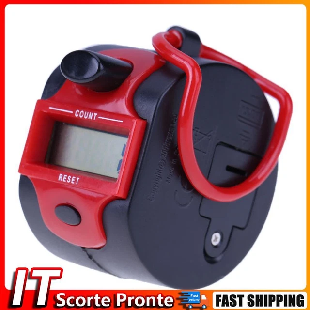 Contatore Manuale A 5 Cifre Con Display Digitale - Per Conteggio Golf, Lavoro, Preghiera