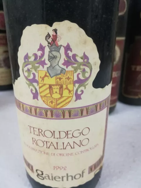 Super Offerta Lotto 12 bottiglie vino Toreldego Trentino vintage Red Wine 3