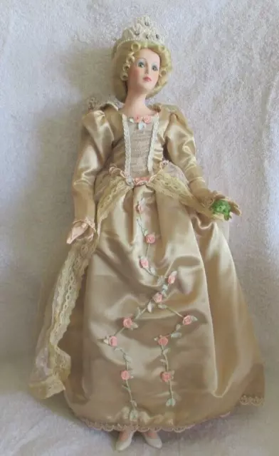 Seymour Mann The Connoisseur Collection Porcelain Doll Princess & Frog