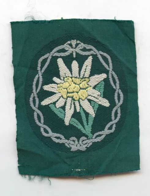 Original Wehrmacht Heer Ärmelabzeichen für Gebirgsjäger 3. Reich 2. Weltkrieg