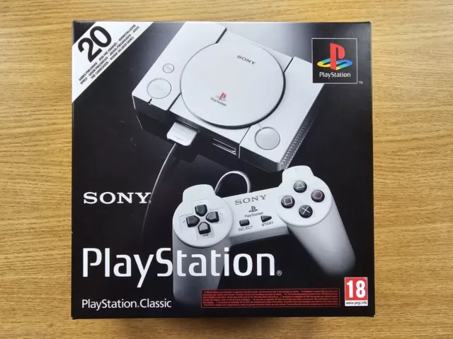 OFFIZIELLE Sony PlayStation PS Classic Konsole komplett & verpackt kaum benutzt