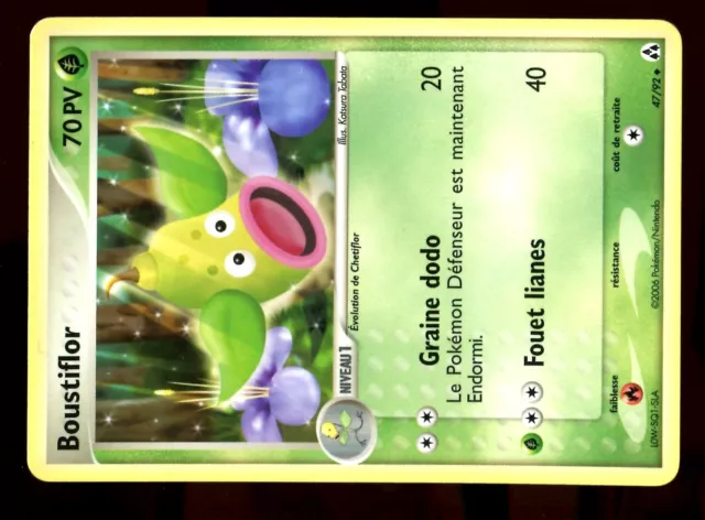 Pokemon Ex Crea Legendes Unco N°  47/92 Boustiflor