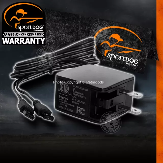 SportDOG Dual-Lead Wall Charger AC/DC SD-425 SD-425S SD-825 SD-BEEP SAC00-13736