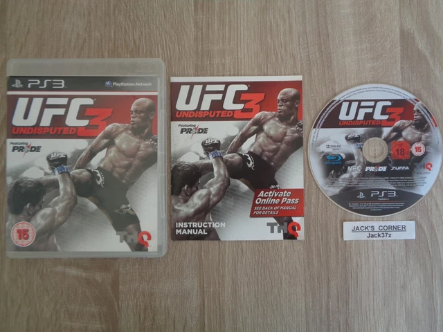 UFC 3 Undisputed  PS3 Game - FREE UK POSTAGE