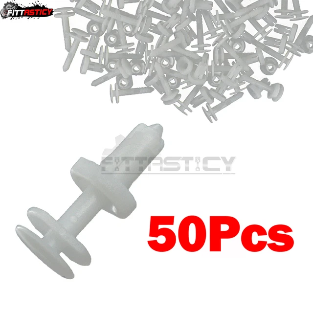 50 Pcs Push Type Retainer Clips Door Trim Panel Fit GM Truck Chevrolet GMC Buick