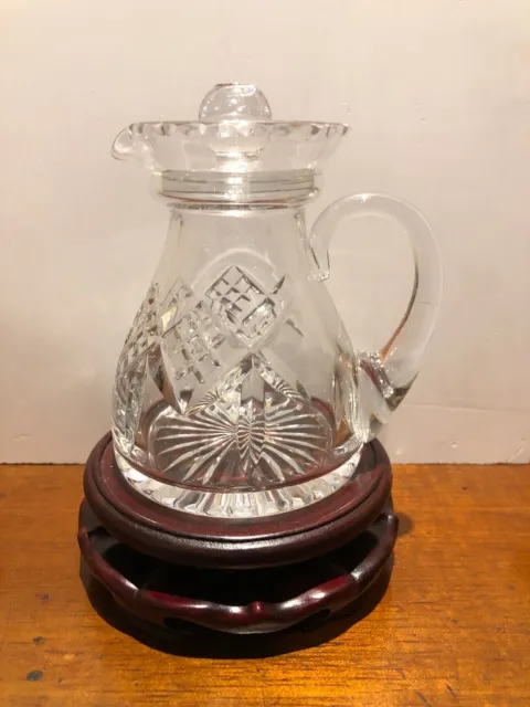 Stuart Crystal Small Lidded Jug - Glengarry - in excellent condition