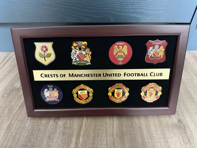 Assiette Commémorative Manchester United – 100 Ans Au Sommet – Danbury Mint – Bord Or 22 Carats