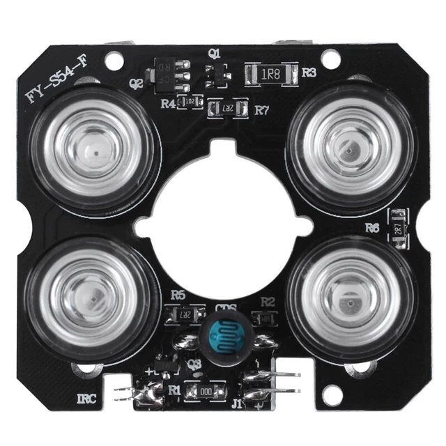 4 array LED IR faretti luce infrarossa 4x scheda LED IR per telecamere a circuito chiuso notte viS8H9