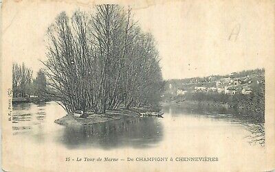 94 De Champigny A Chennevieres - Le Tour De Marne - Endommagee