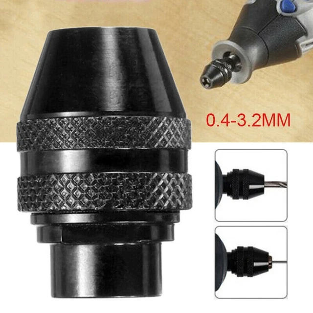 Universal Multi Keyless Chuck Mini Drill Chuck Rotary Tool Grinder 0.4-3.2mm
