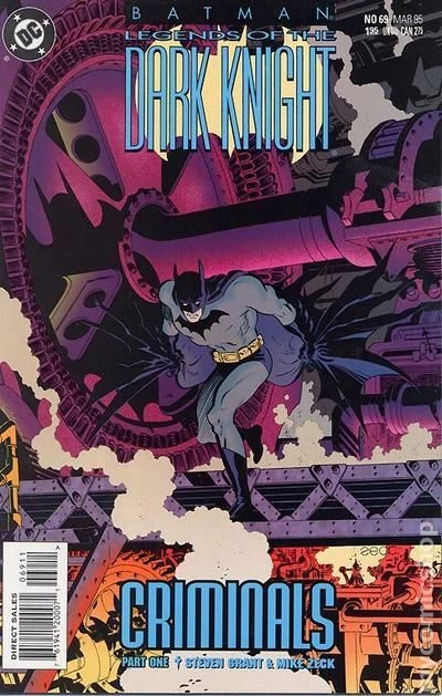 Batman Legends of the Dark Knight #69 FN 1995 Stock Image
