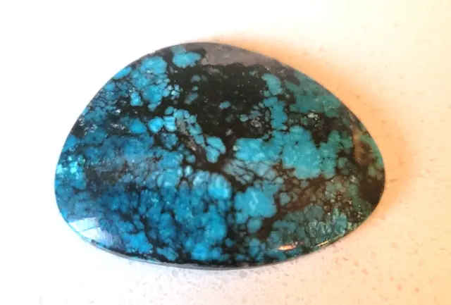 Large Natural (untreated) Turquoise Cabochon Cab Lone Mountain Arizona Mineral