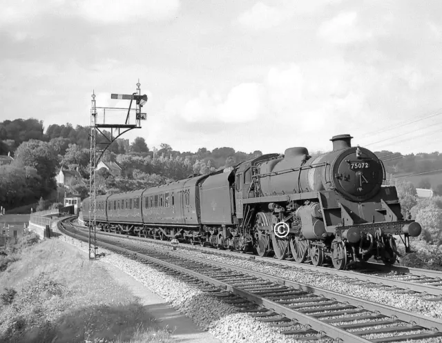 SOMERSET & DORSET; MIDFORD STATION Locos; 75072 PHOTO 12 x 8 (A4)