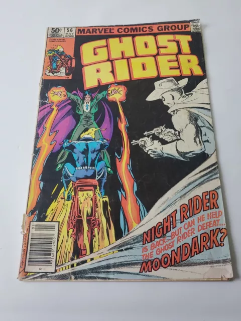 Ghost Rider 56 Marvel Comics 1981 Johnny Blaze Team-Up w/Silver Age Ghost Rider