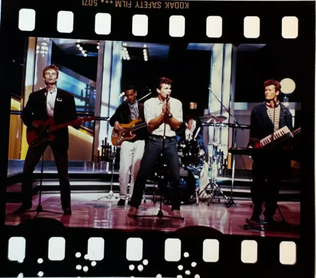 UK1-2101 A-HA Norwegian Pop Music Group RARE 1988 BBC 35mm Color Transparency