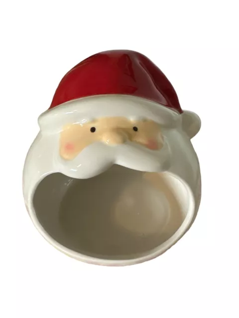 Cheryl’s Cookies Open Mouth Santa Claus Cookie Jar Christmas Holiday