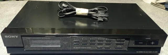 Sony ST-JX285 FM Stereo/FM-Sintonizzatore AM Tipo di controllo del sistema integ