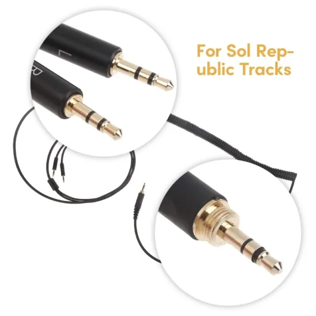 Earphones Cable for Republic Tracks Headphone High Resolution Sound Wires 2