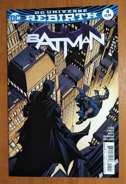 Batman #4 - DC Comics Rebirth 1st Print 2016 Series