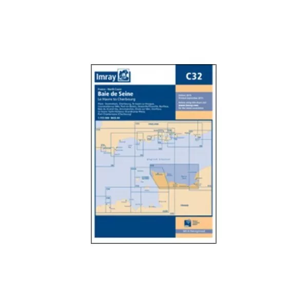 CARTE MARINE IMRAY C32 BAIE DE SEIGNE LE HAVRE TO CHERBOURG Alciumpeche