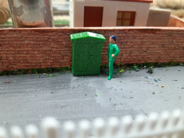 Plaque Tournante Ho Lot De 10 Palettes De Train HO Avec Cartons - Décor Fait Main En Plastique Maquette Ho - Foto 13