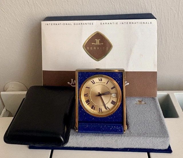 Réveil Voyage Jaeger Mécanique Années 50, Métal, Vintage, Fonctionne