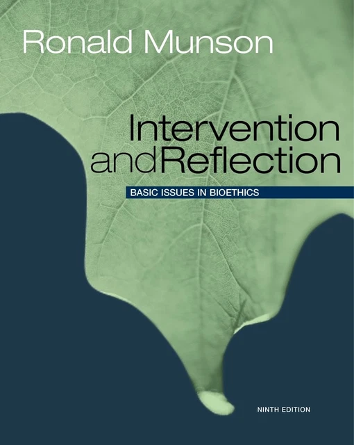 INTERVENTION AND REFLECTION Basic Issues in Bioethics £15.78 PicClick UK