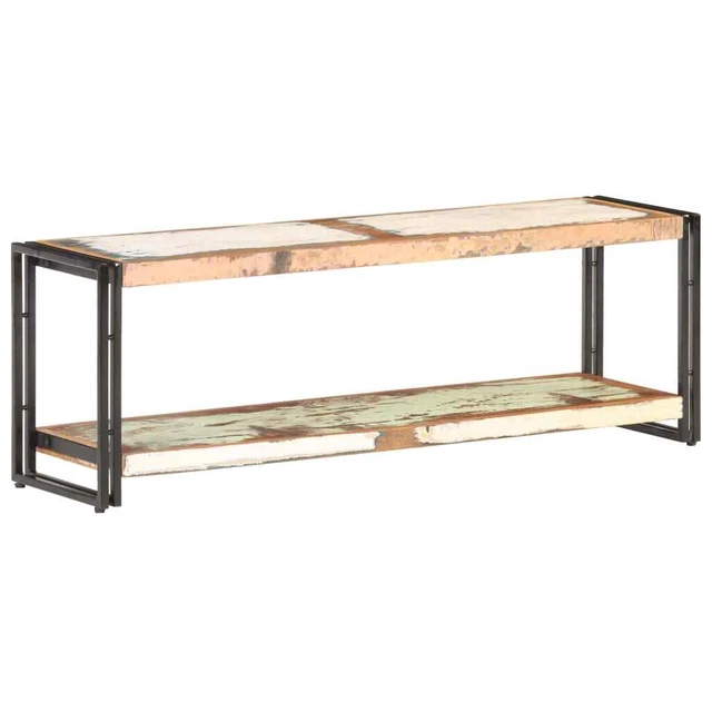 TV Cabinet 59.1"x11.8"x15.7" Solid Mango Wood vidaXL