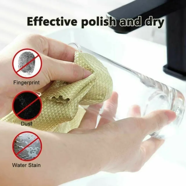 NanoScale Streak-Free Miracle Home Cleaning Cloths Dust Kitchen (Reusable) Pcs 11