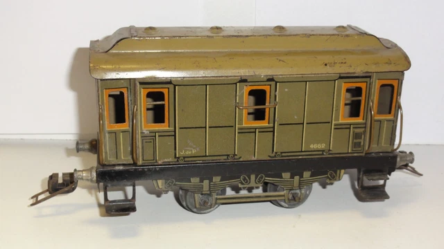 3 Wagons à Croc JEP – Échelle 0 – Train Miniature Ancien – Occasion