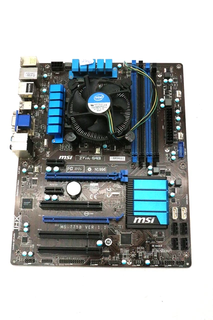 Scheda Madre MSI Z77A-G43 MS-7758 – Socket LGA1155, Chipset Intel Z77, ATX, DDR3, Usata (#1413)